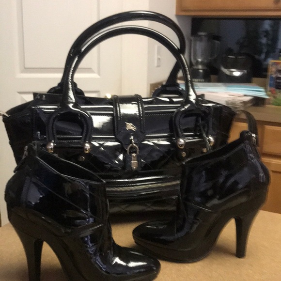Burberry Platform Ankle Boots - Picture 1 of 8